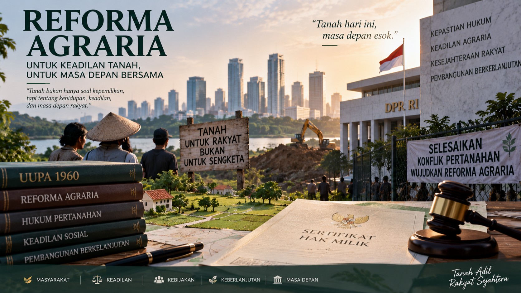 REFORMA AGRARIA DI TENGAH KONFLIK PERTANAHAN: MAMPUKAH ATURAN BARU MENJAWAB MASALAH LAMA?