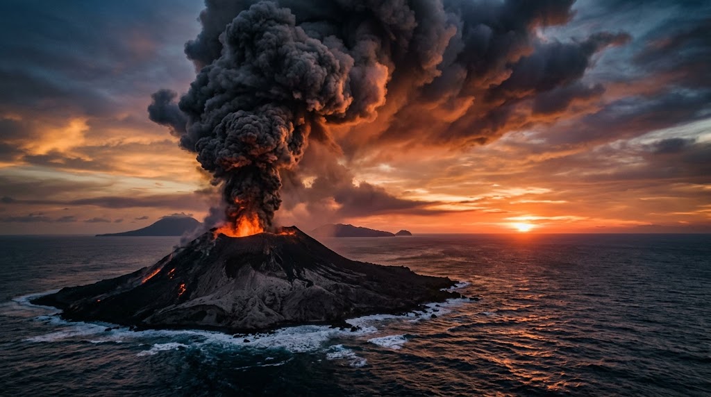 Gunung Krakatau Kembali Erupsi, Semburkan Abu Vulkanik Setinggi 1.500 Meter